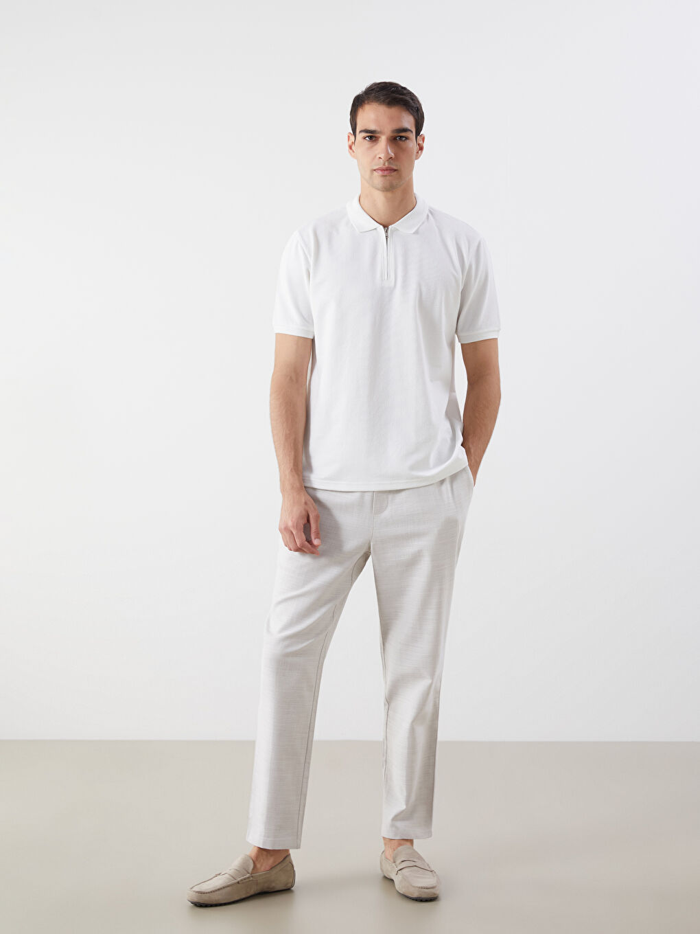 LCW Vision Polo Neck Jersey Men's T-Shirt -S5R599Z8-R9J