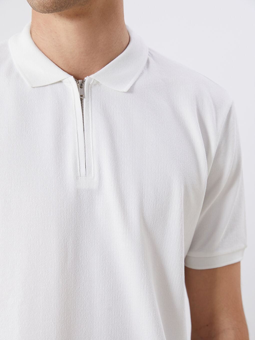 LCW Vision Polo Neck Jersey Men's T-Shirt -S5R599Z8-R9J