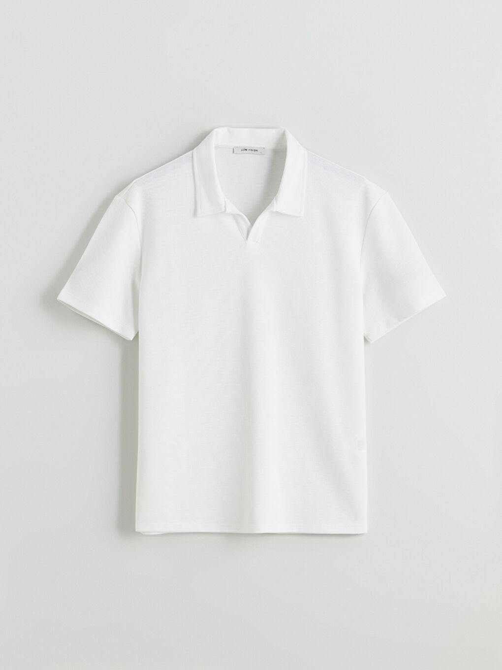 Ekru Polo Yaka Pike Erkek Tişört-4