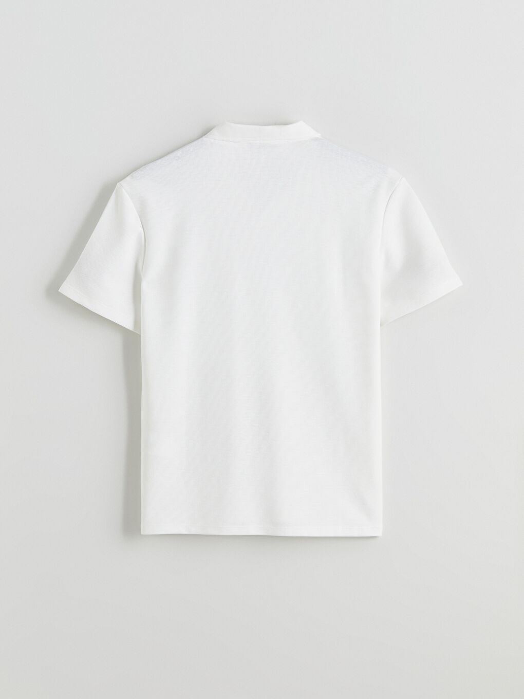 Ekru Polo Yaka Pike Erkek Tişört-5