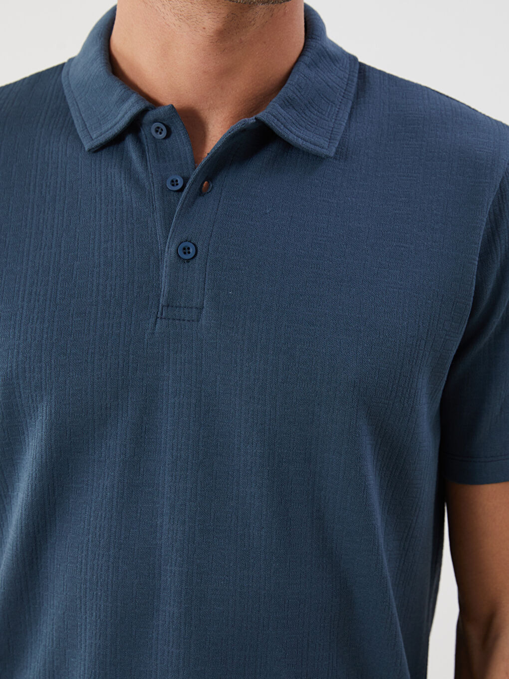 SOUTHBLUE Polo Neck Jersey Men's T-Shirt -S5R607Z8-CYB