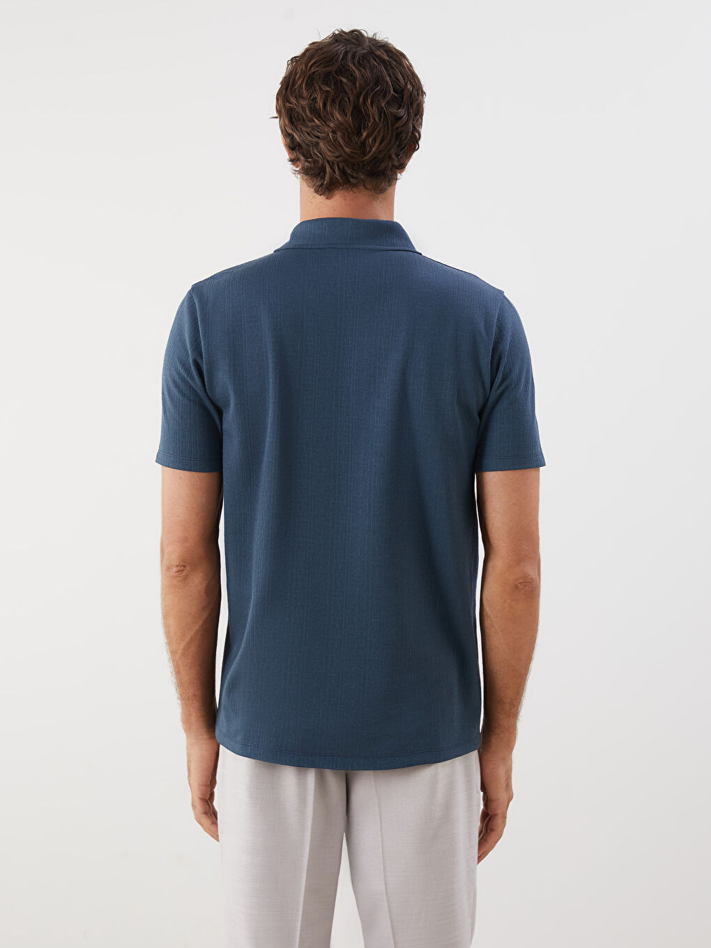 SOUTHBLUE Polo Neck Jersey Men's T-Shirt -S5R607Z8-CYB
