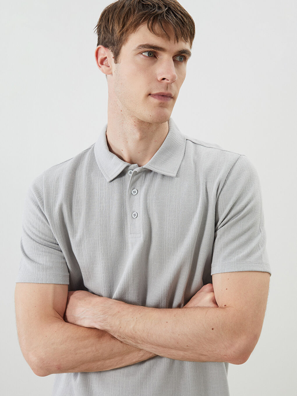 SOUTHBLUE Polo Neck Jersey Men's T-Shirt -S5R607Z8-J2B