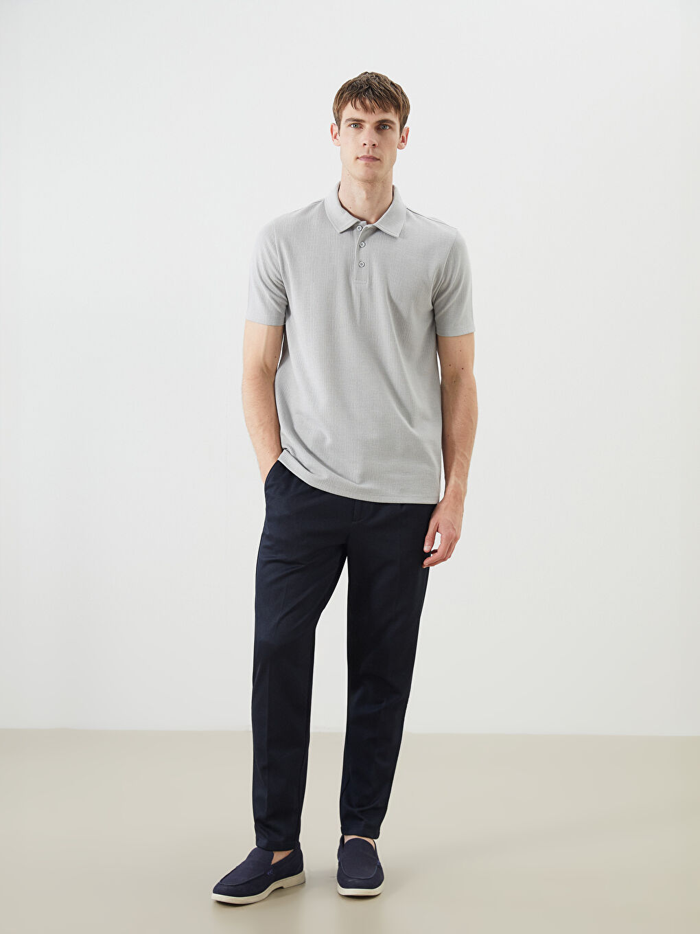 SOUTHBLUE Polo Neck Jersey Men's T-Shirt -S5R607Z8-J2B