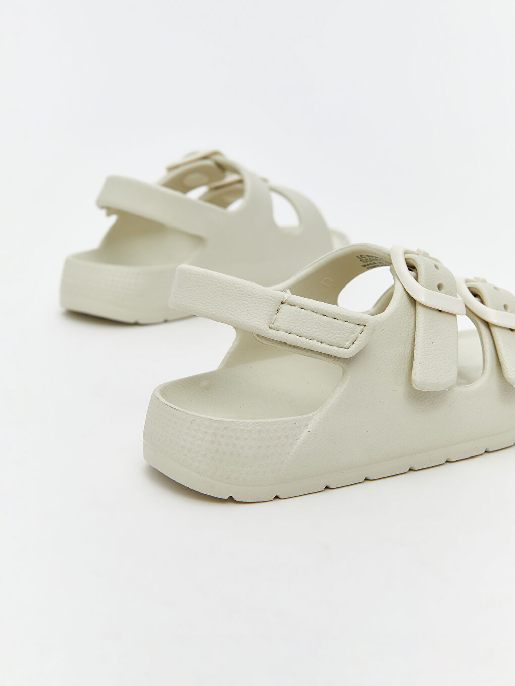 Bej Cırt Cırtlı Kız Bebek Sandalet-4