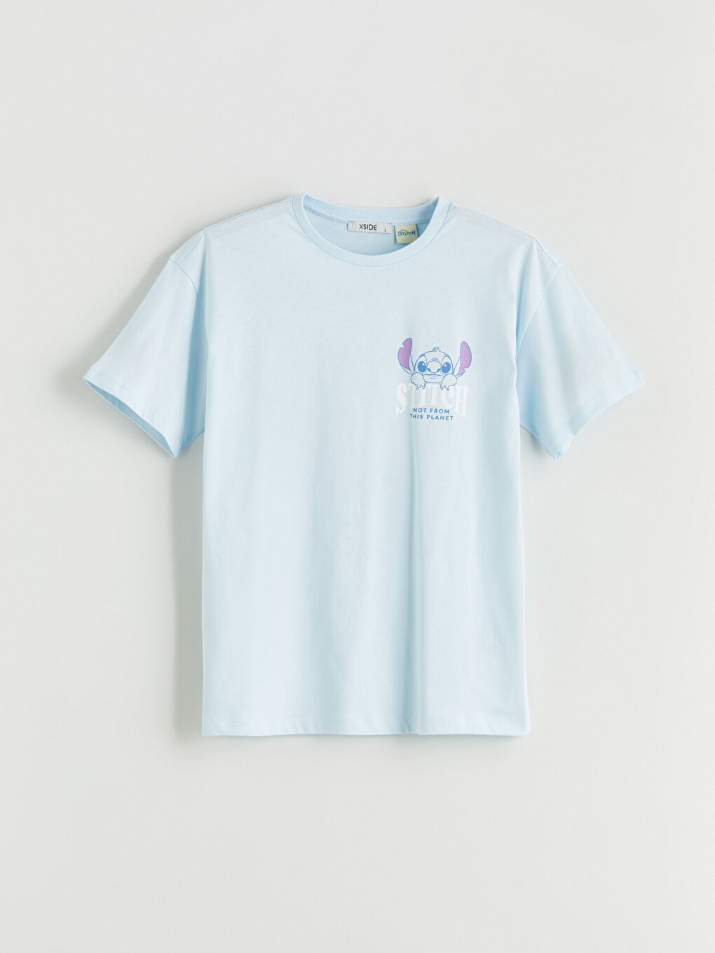 XSIDE Crew Neck Stitch Printed Women's T-Shirt -S5R619Z8-CU5