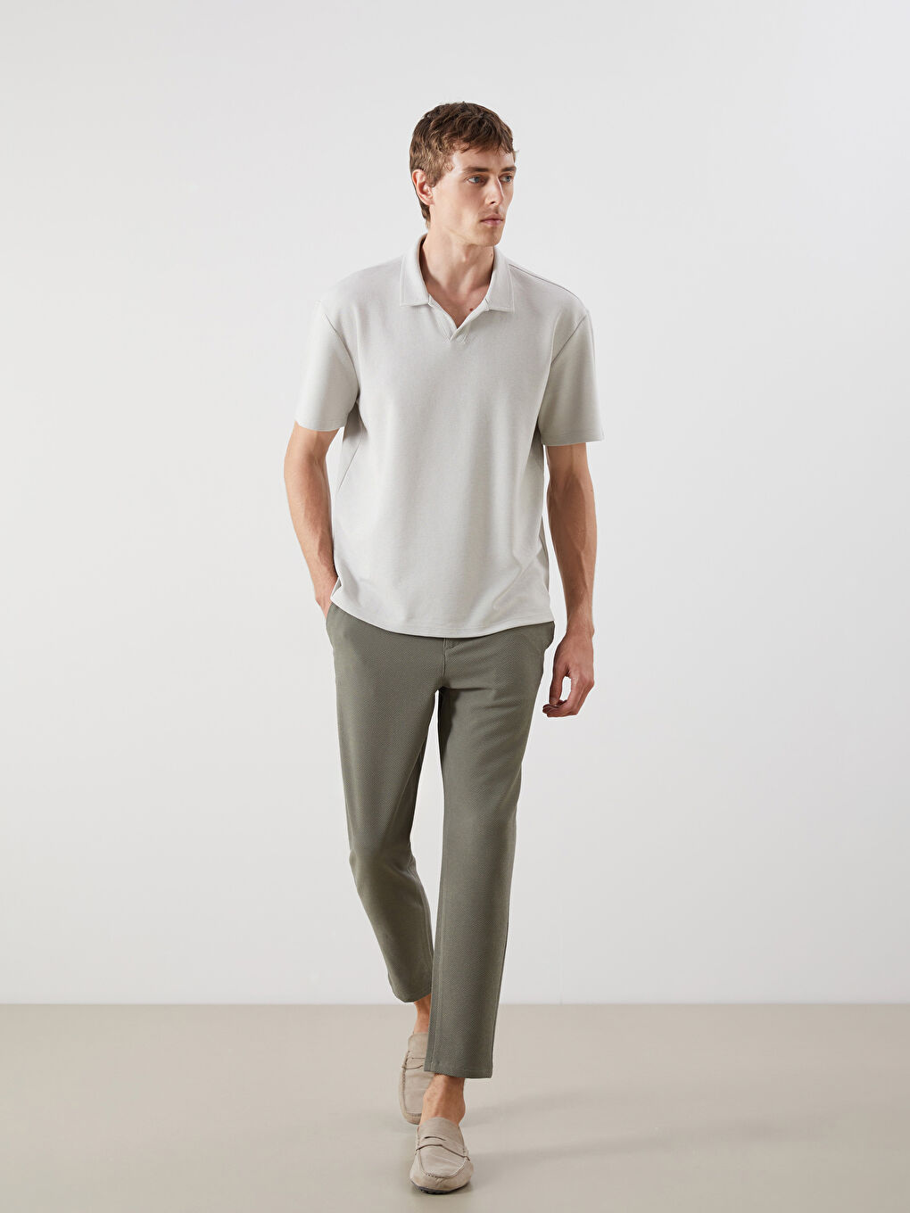 Slim Fit Men's Trousers -S5R622Z8-CS4