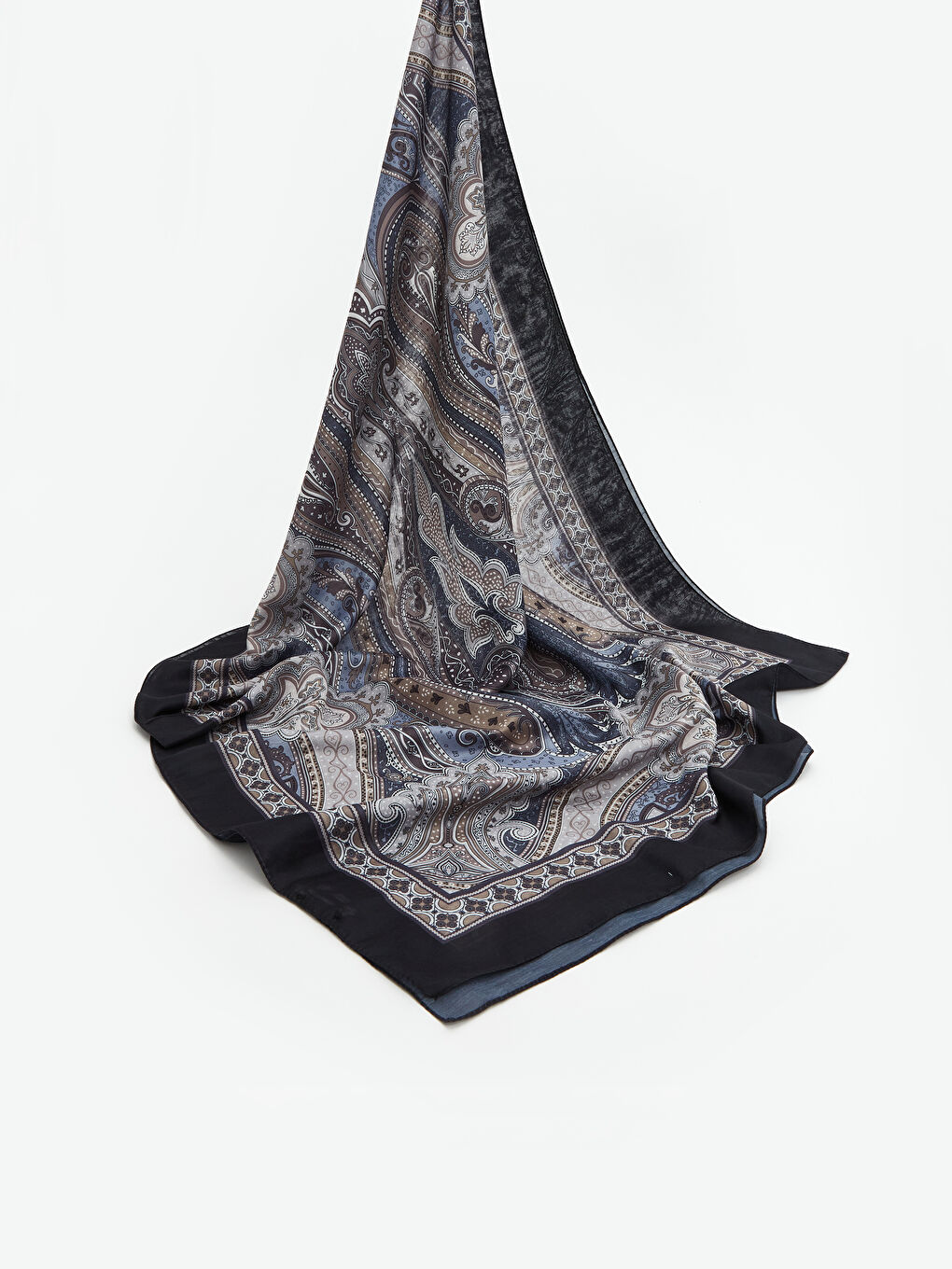 Patterned Women's Scarf -S5R650Z8-LQK