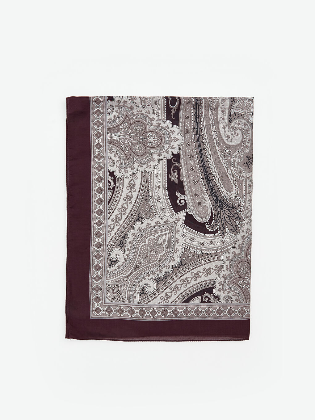 Patterned Women's Scarf -S5R650Z8-LQV