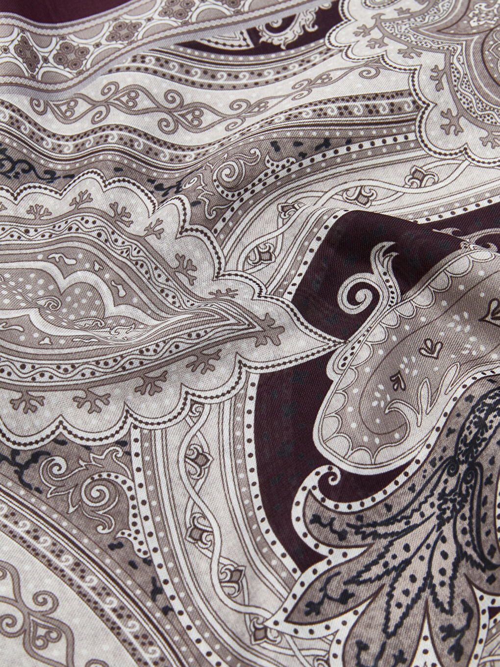 Patterned Women's Scarf -S5R650Z8-LQV