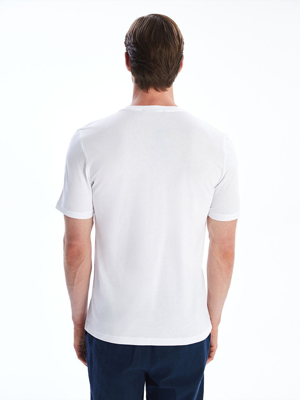 SOUTHBLUE Crew Neck Printed Jersey Men's T-Shirt -S5R651Z8-Q6K