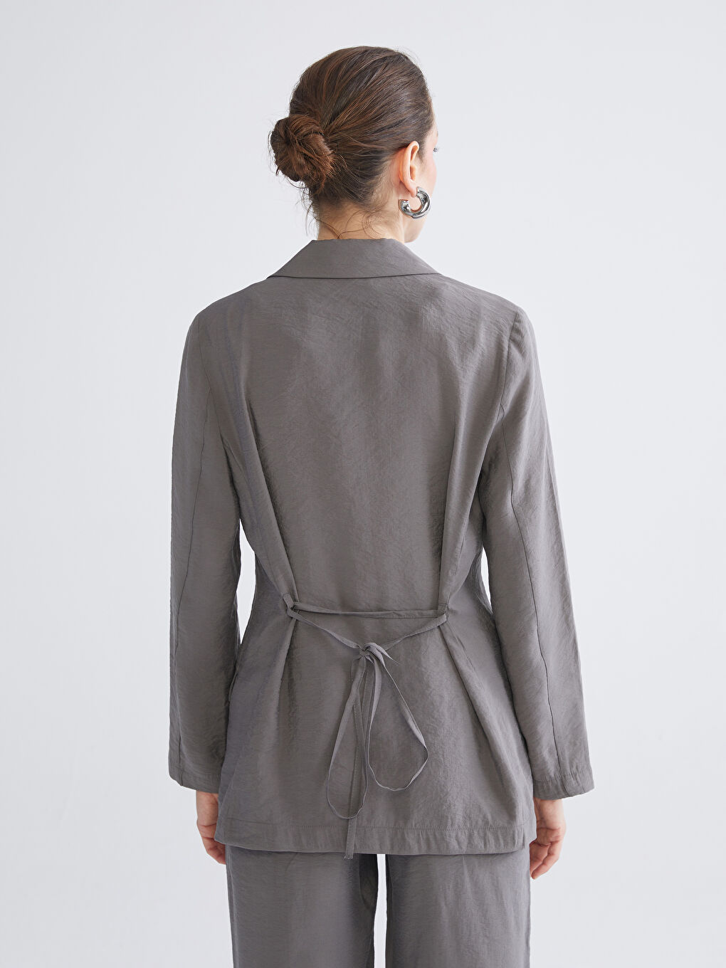 Modal Blend Women's Blazer Jacket-6