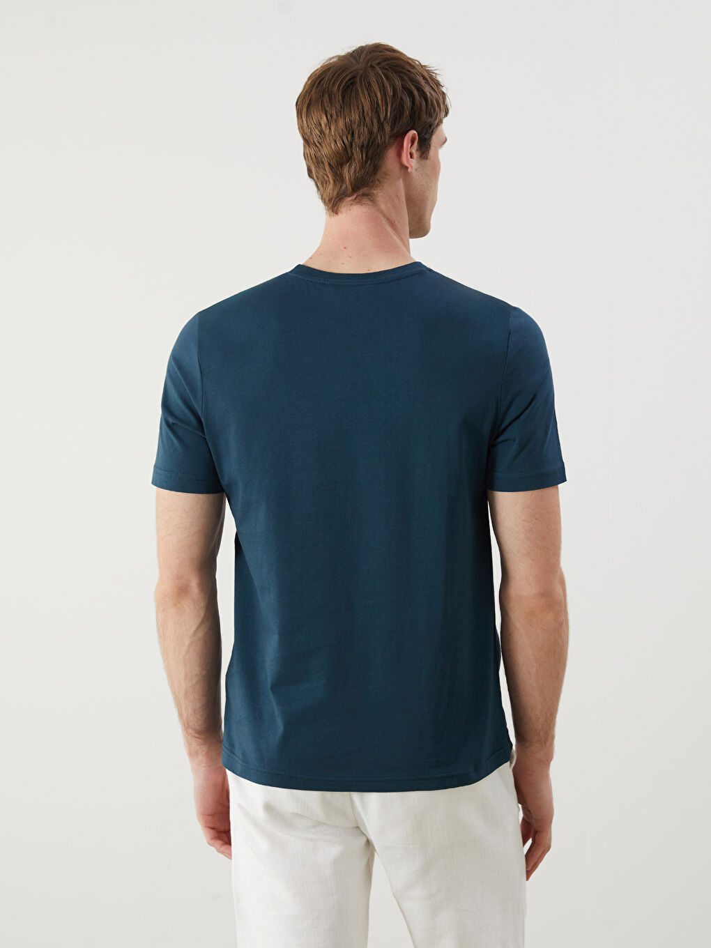 SOUTHBLUE Crew Neck Printed Jersey Men's T-Shirt -S5R653Z8-QT0
