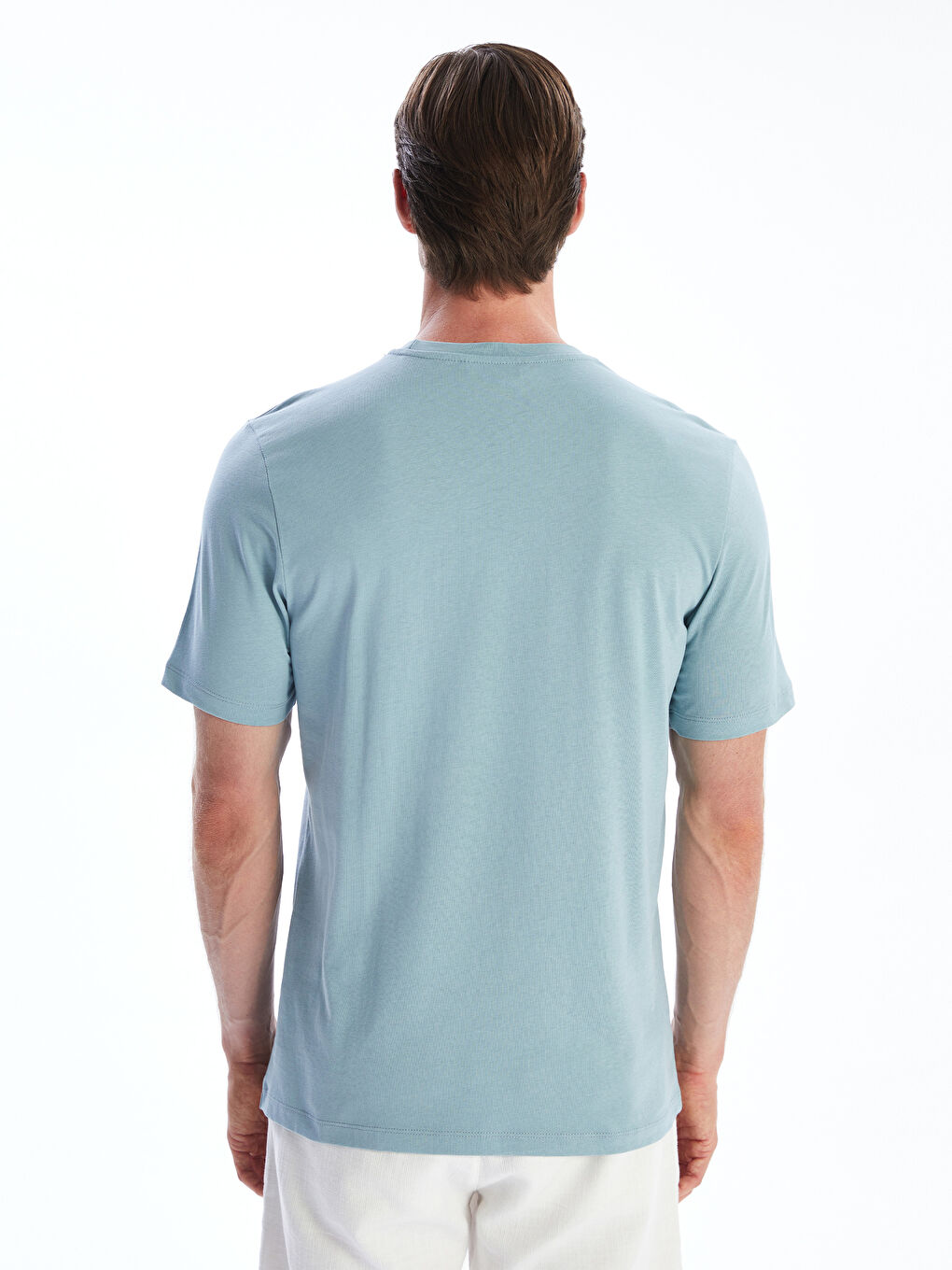 SOUTHBLUE Crew Neck Printed Jersey Men's T-Shirt -S5R654Z8-YZX