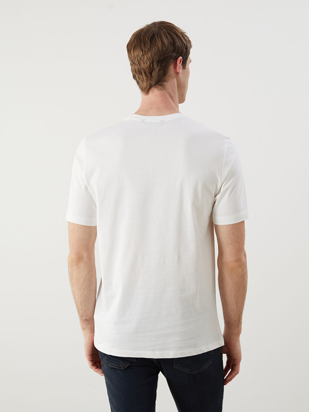 SOUTHBLUE Crew Neck Printed Jersey Men's T-Shirt -S5R658Z8-R9J