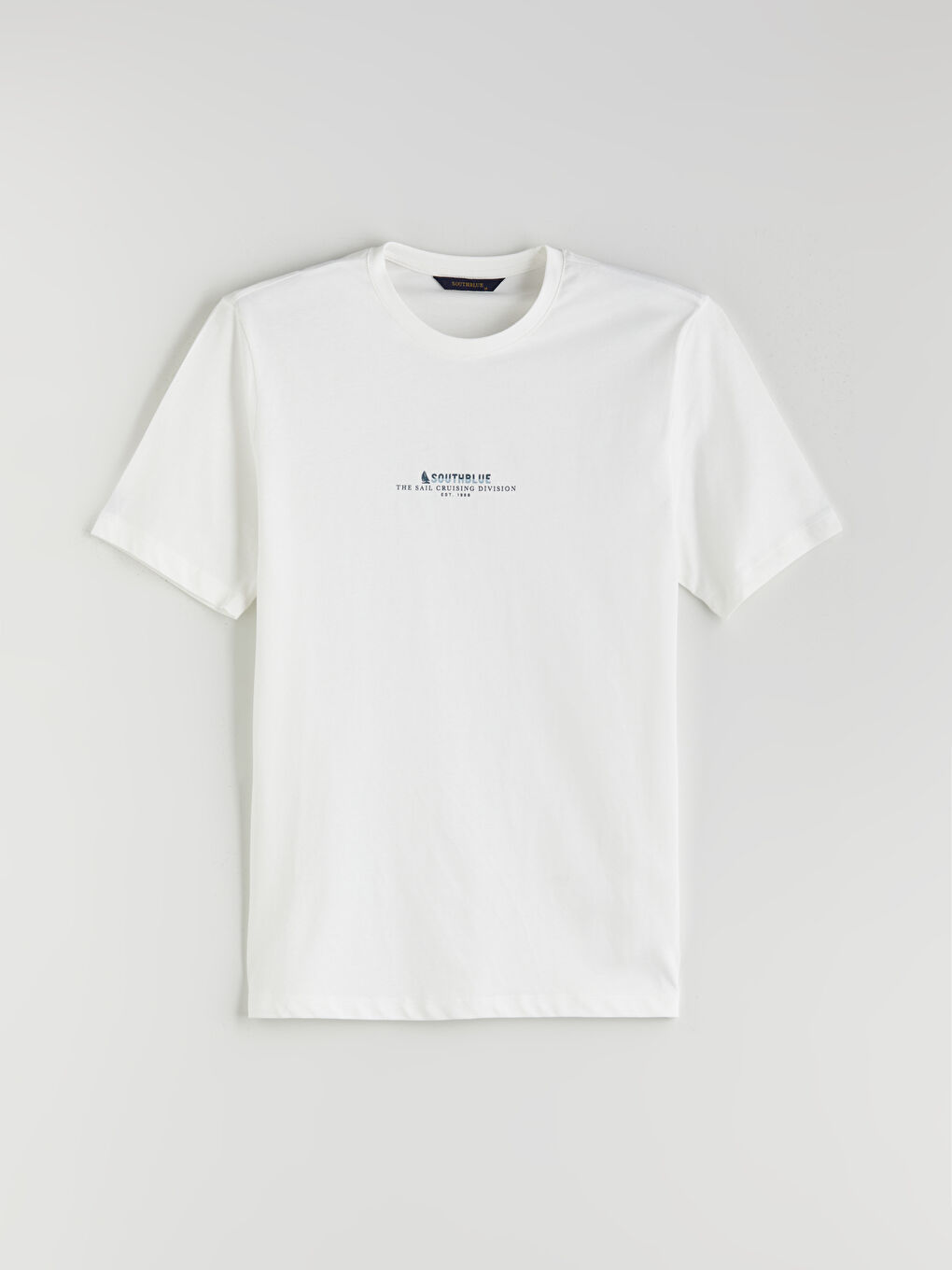 SOUTHBLUE Crew Neck Printed Jersey Men's T-Shirt -S5R658Z8-R9J