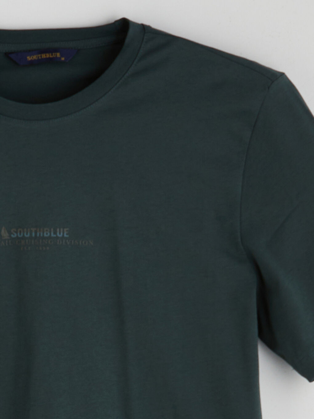 SOUTHBLUE Crew Neck Printed Jersey Men's T-Shirt -S5R658Z8-ZDJ