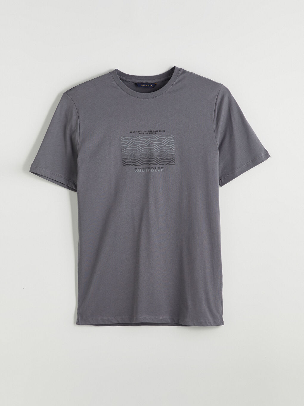 Crew Neck Printed Jersey Men's T-Shirt -S5R659Z8-YP2