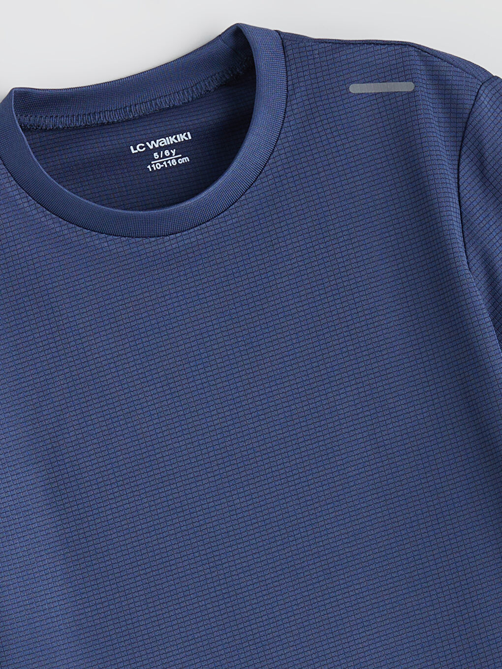 İndigo Bisiklet Yaka Baskılı Erkek Çocuk Tişört-1