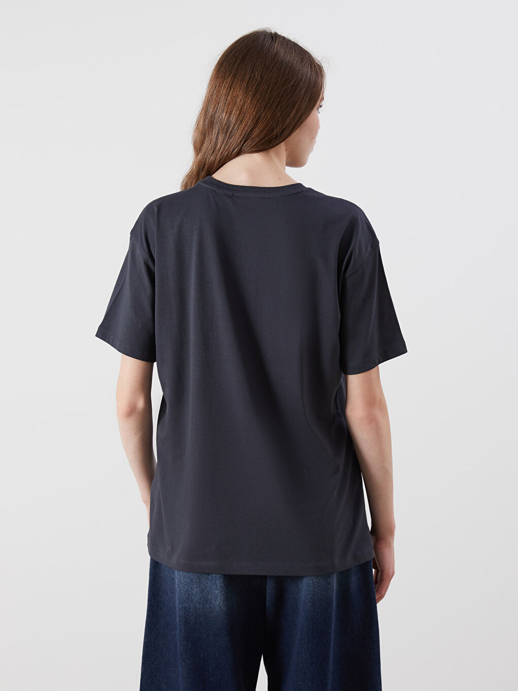 Woman ANTHRACITE T-Shirt -S5R684Z8-VDL