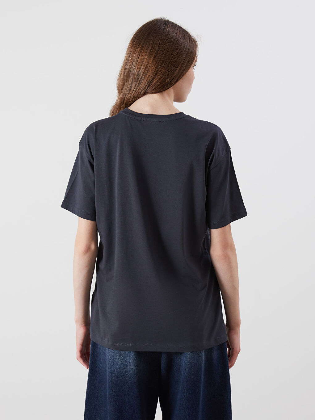 Woman ANTHRACITE T-Shirt -S5R685Z8-VDL