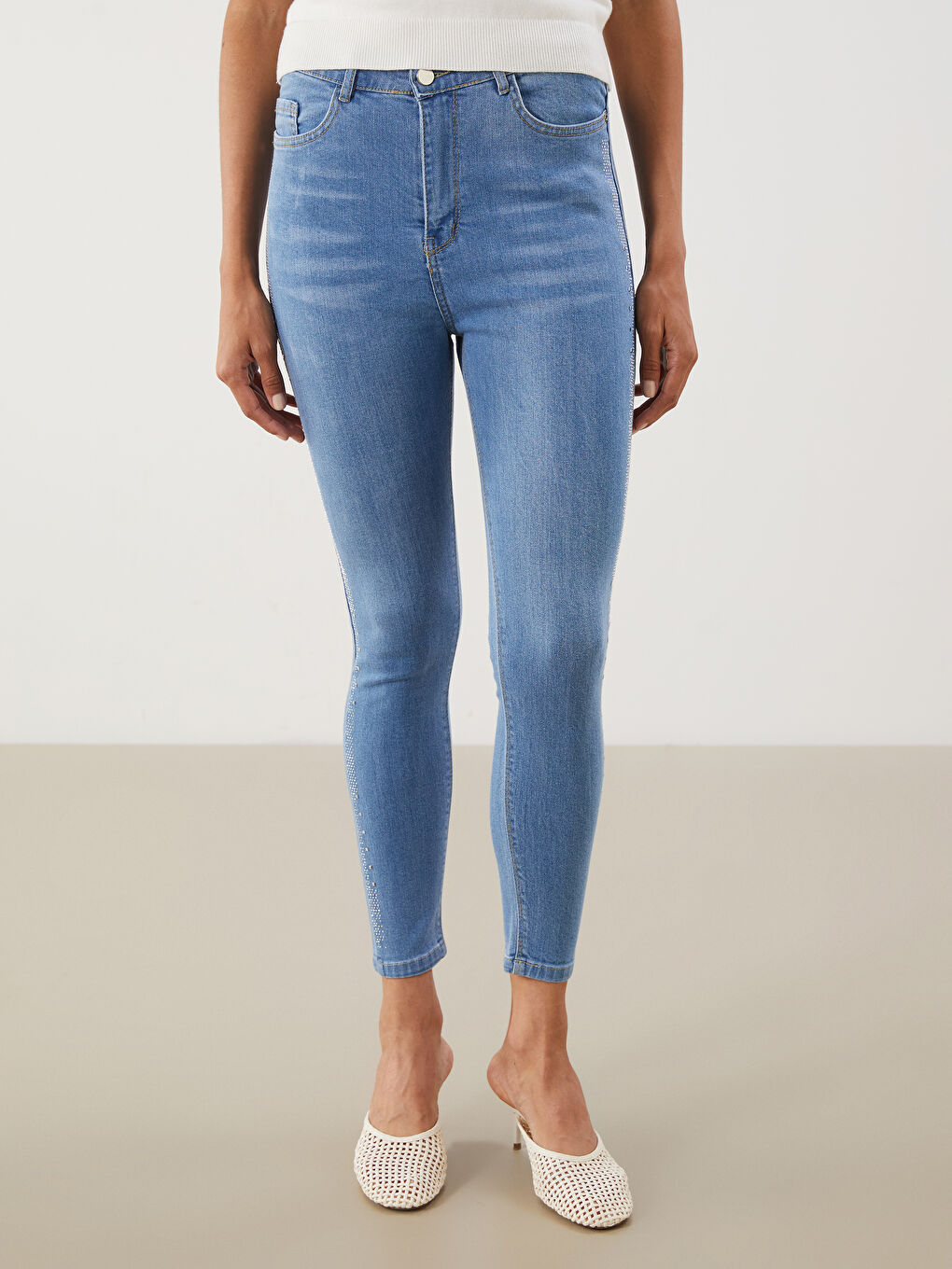 Jean Slim pour Femmes-1