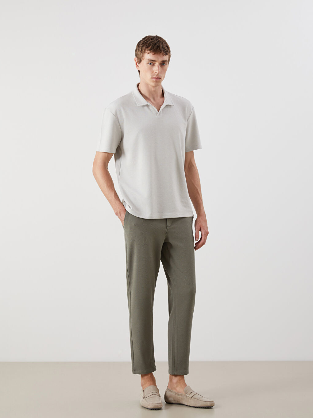Slim Fit Men's Trousers -S5R705Z8-CS4