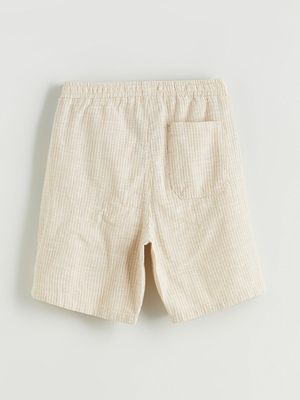 XSIDE Relaxed Fit Linen Look Men's Shorts -S5R708Z8-LE8