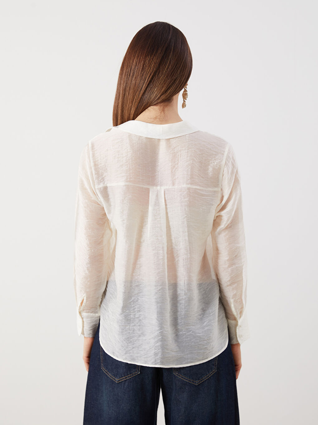 Oversize Women's Shirt -S5R735Z8-RQH