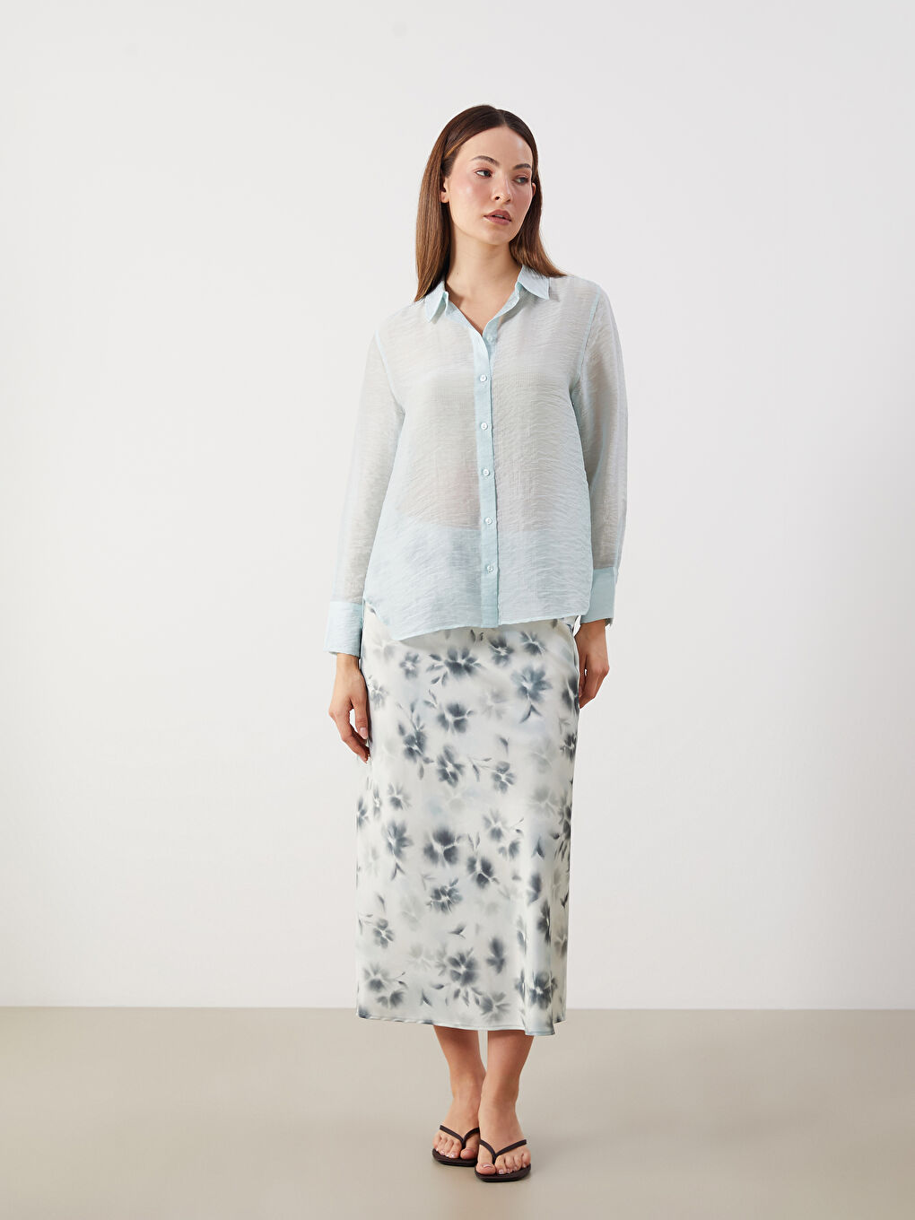Oversize Women's Shirt -S5R735Z8-SHJ