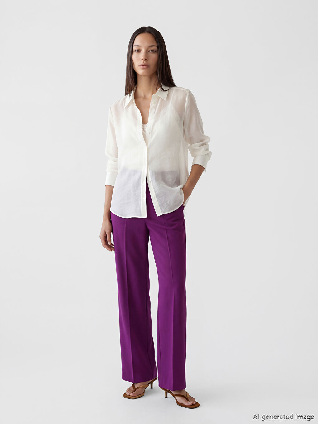 Chemise Oversize pour Femmes-1