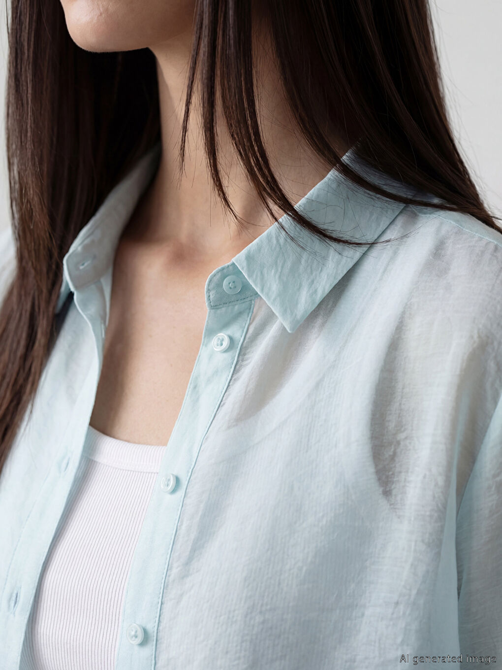 Cămașă Supradimensionată pentru Femei-2