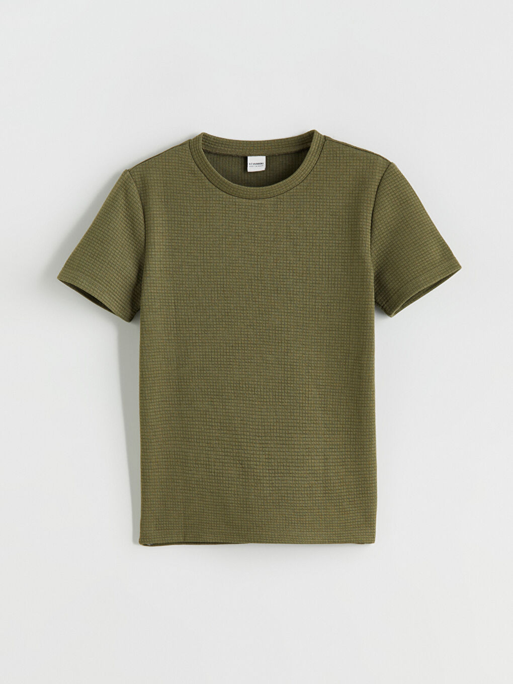 تيشيرت للأولاد برقبة دائرية وملمس مُحكم