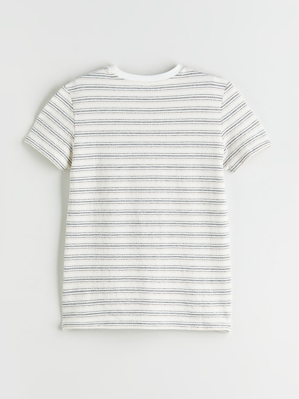 LCW Kids Crew Neck Striped Boys' T-Shirt -S5R745Z4-LEN