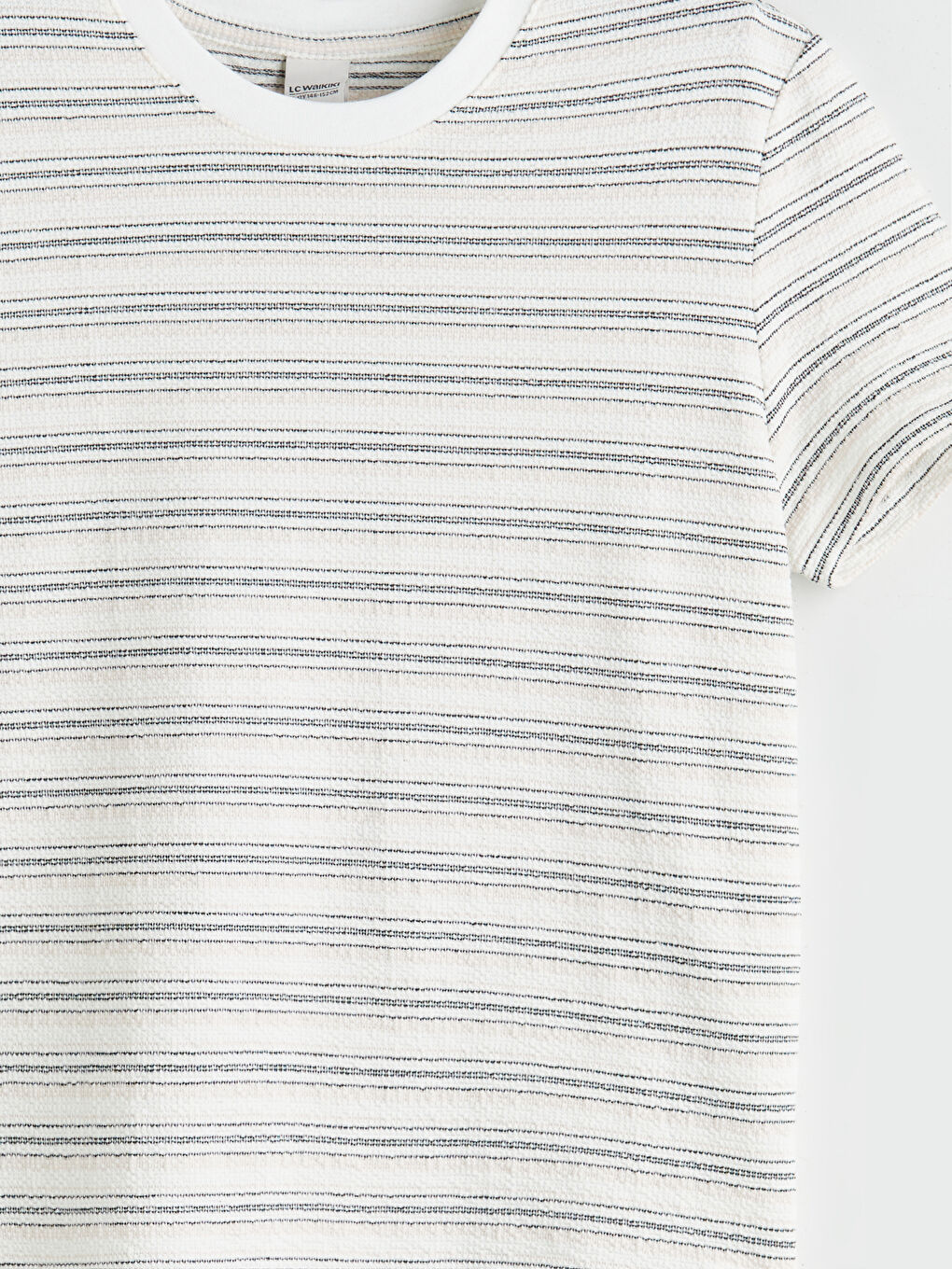 LCW Kids Crew Neck Striped Boys' T-Shirt -S5R745Z4-LEN