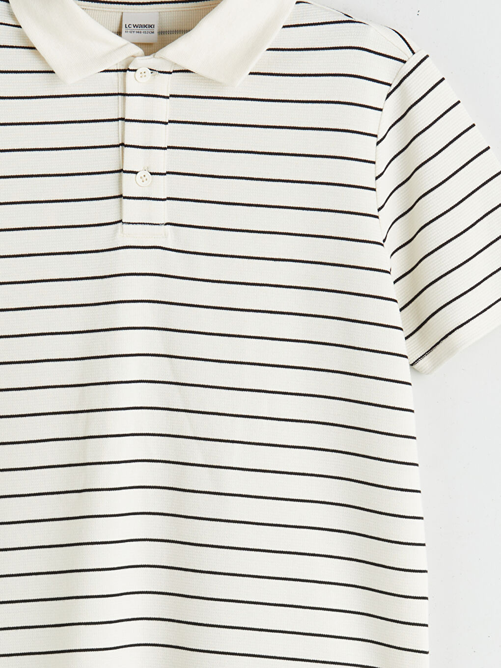 LCW Kids Polo Neck Striped Boys' T-Shirt -S5R748Z4-LEG