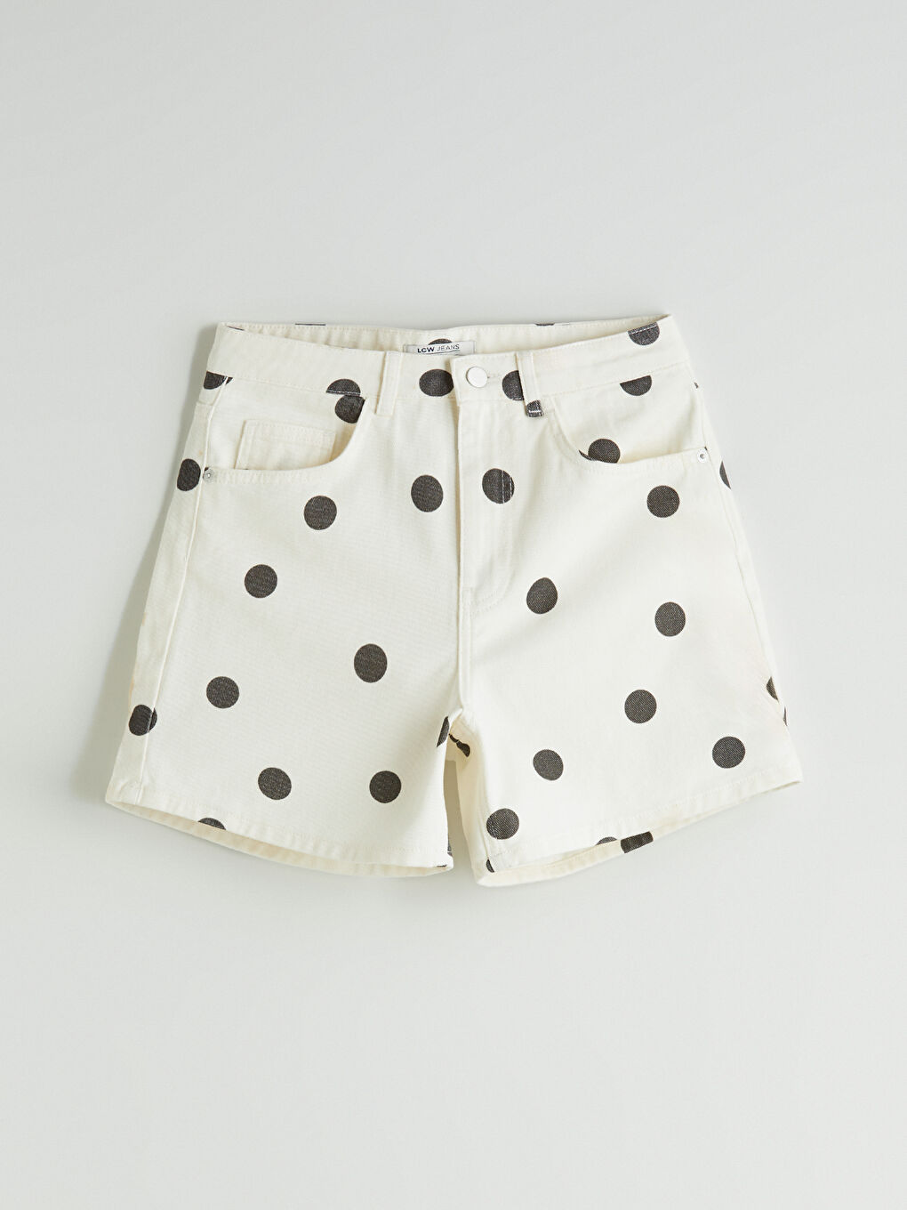 Woman ECRU Denim Shorts -S5R764Z8-FDJ