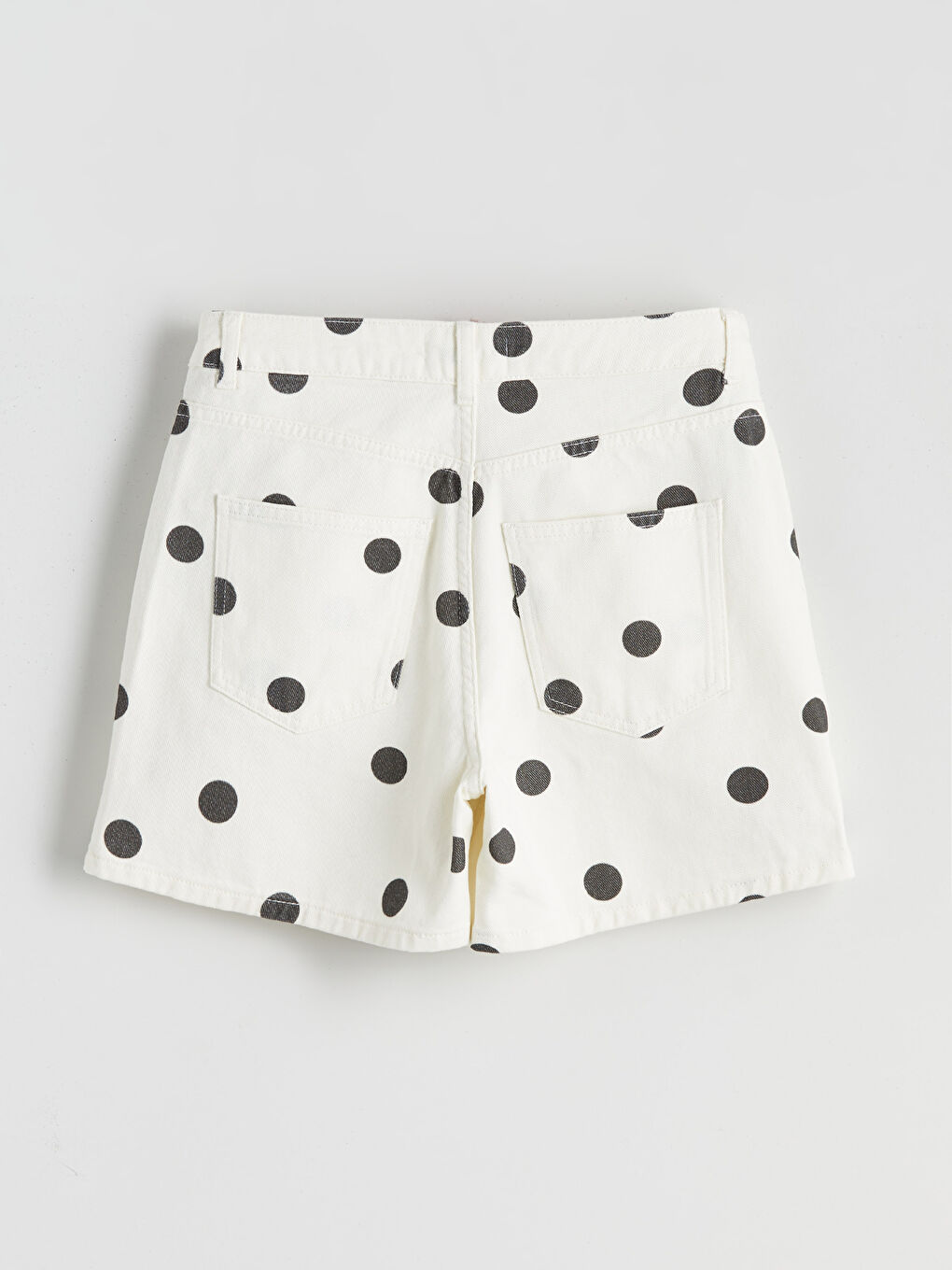 LCW Jeans Standard Fit Polka Dot Women's Denim Shorts -S5R764Z8-FDJ