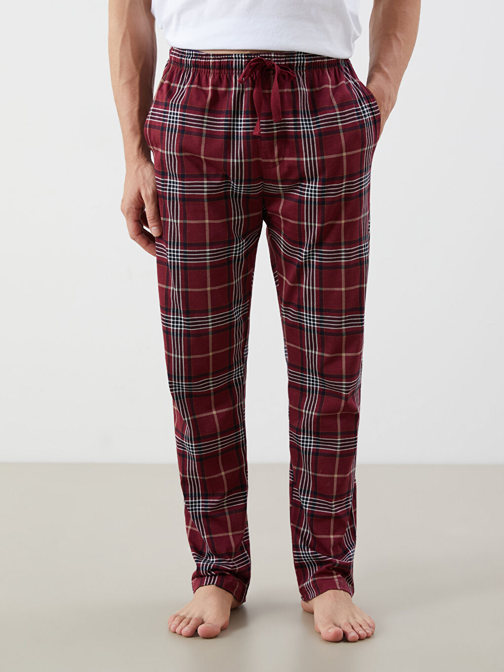 LC WAIKIKI Regular Fit Plaid Men's Pyjama Bottoms -S5R772Z8-LQV