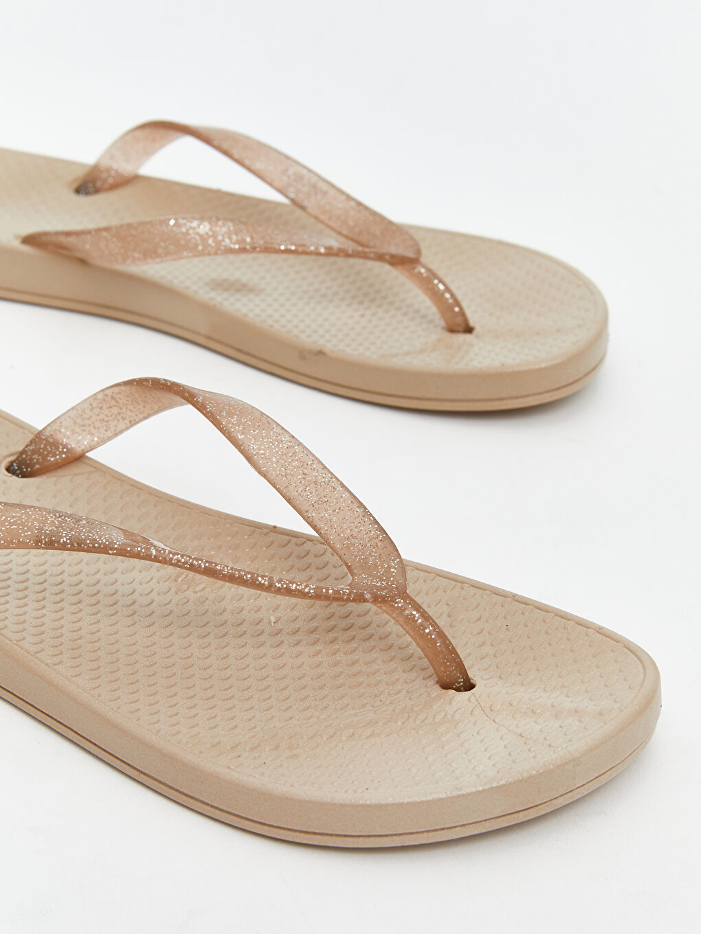 Bej Parmak Arası Kadın Terlik-4