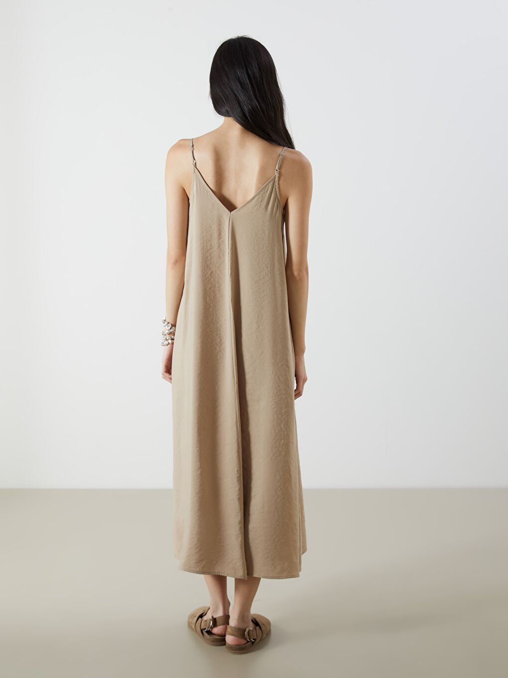Woman BEIGE Dress -S5R796Z8-CR8