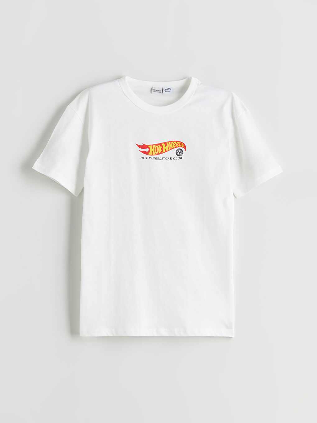 LCW Kids Crew Neck Hot Wheels Printed Boys' T-Shirt -S5R810Z4-R9J