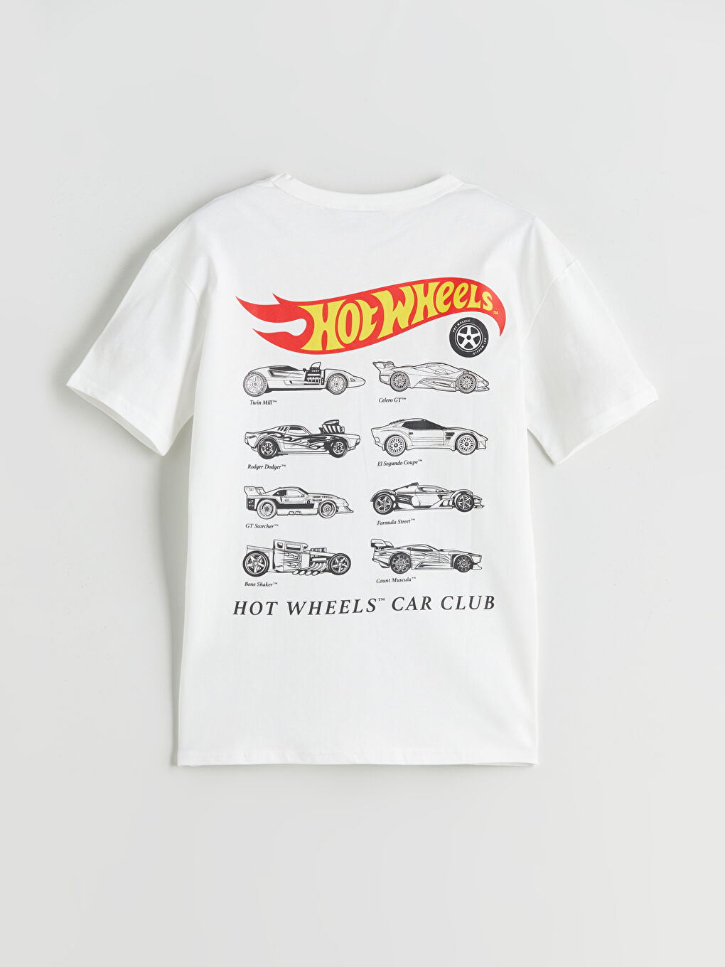 LCW Kids Crew Neck Hot Wheels Printed Boys' T-Shirt -S5R810Z4-R9J