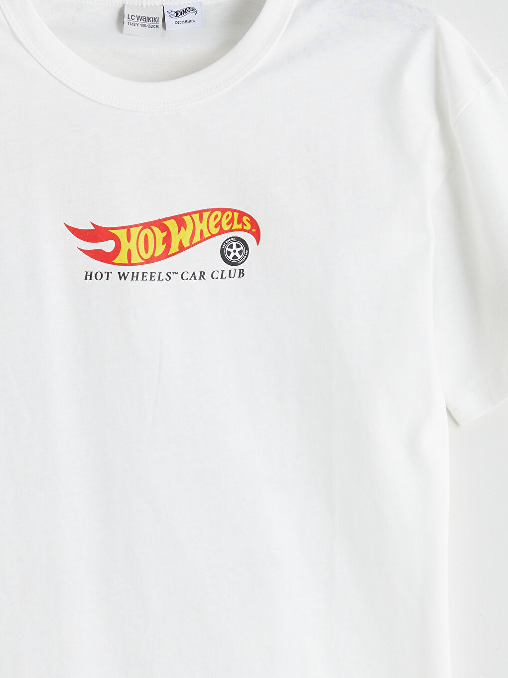 LCW Kids Crew Neck Hot Wheels Printed Boys' T-Shirt -S5R810Z4-R9J
