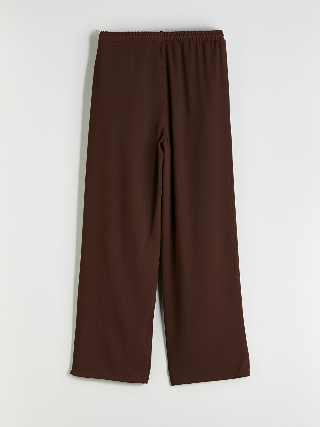 Elasticated Waist Linen-Look Women's Trousers-9