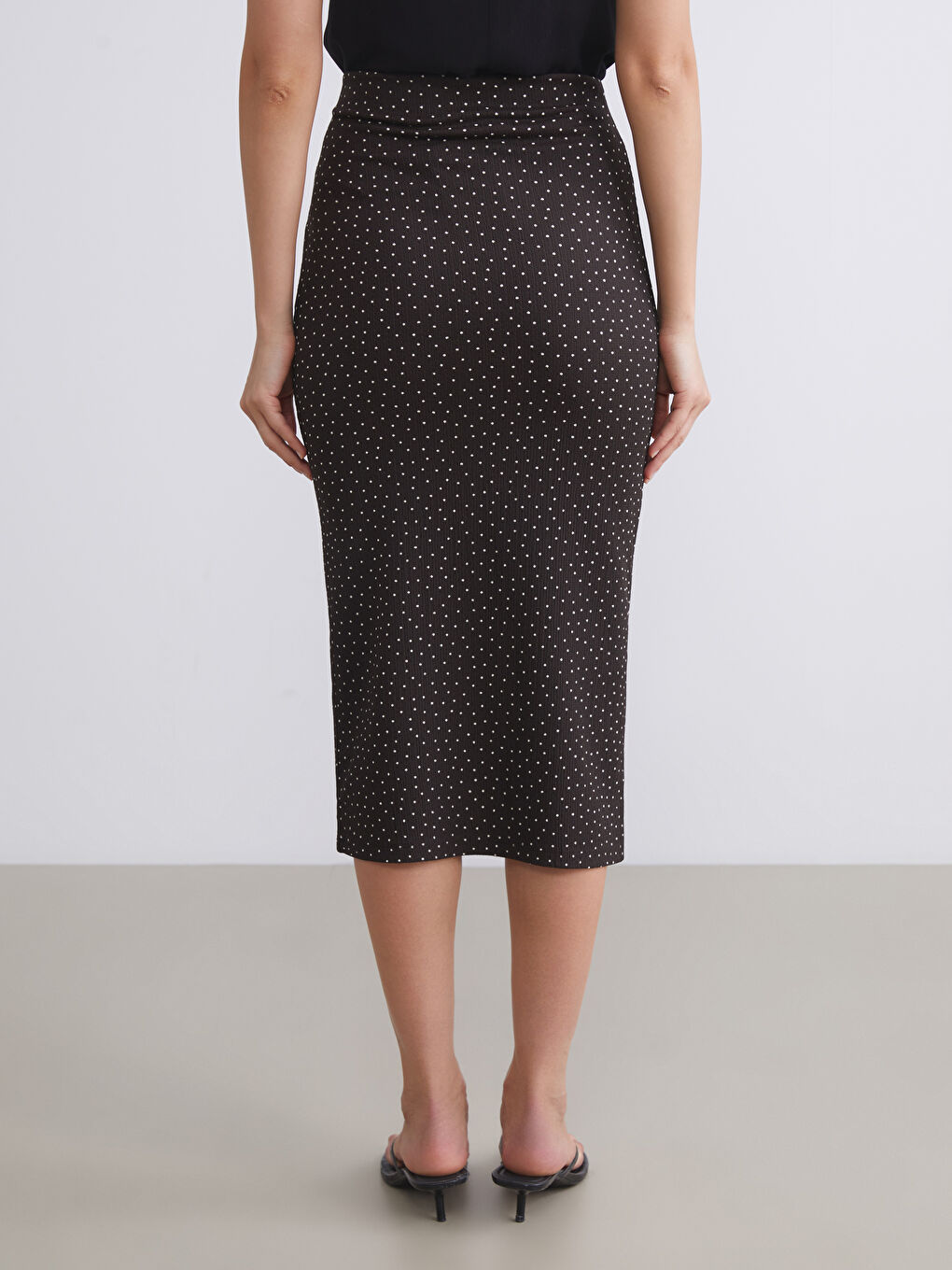LCW Vision Woman BROWN Skirt -S5R822Z8-LQY