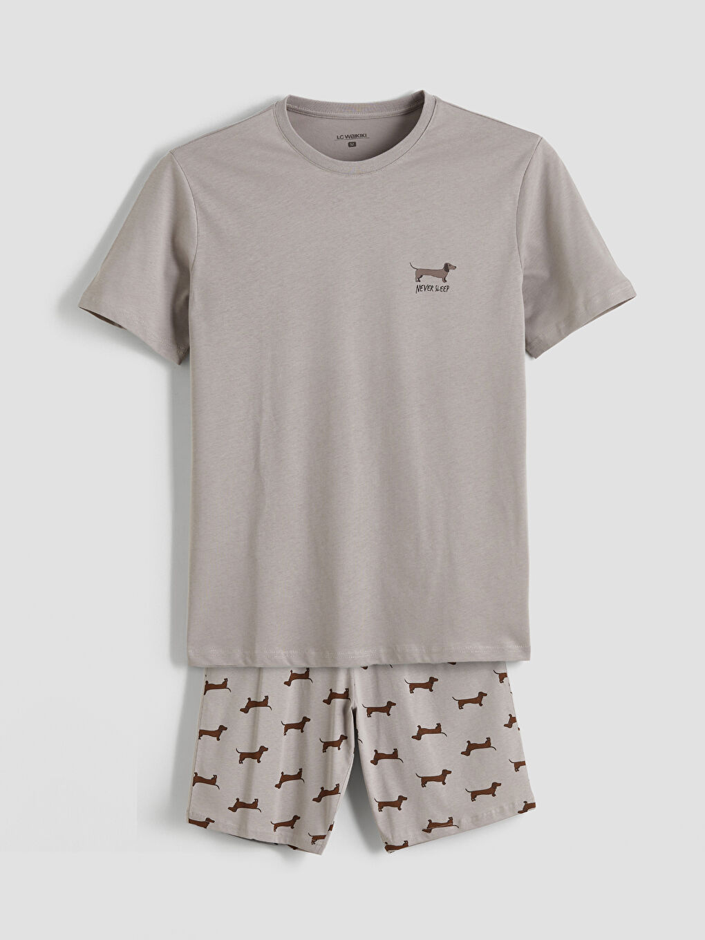 Regular Fit Men's Short Pyjama Set -S5R825Z8-LQB