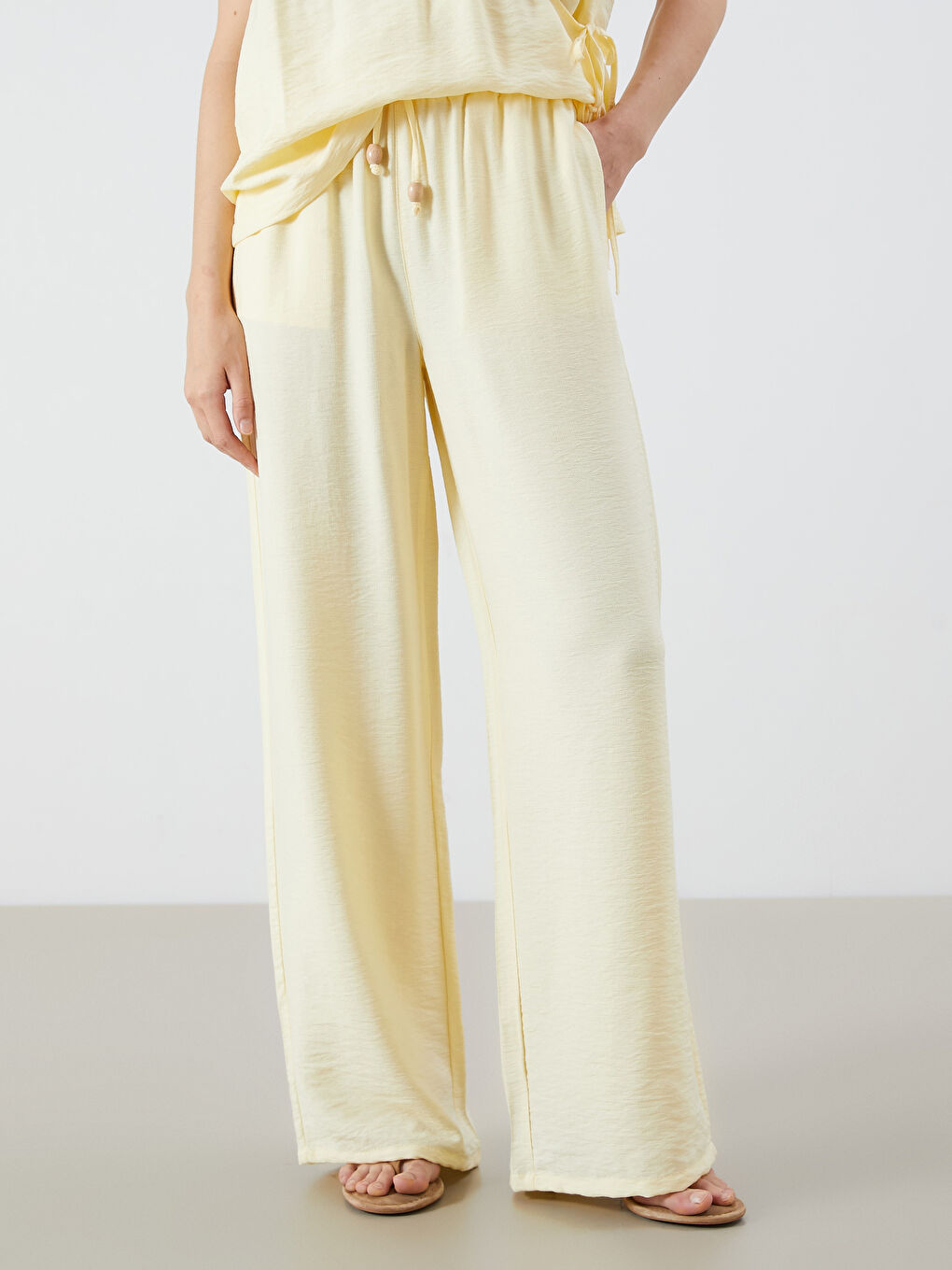 Elasticated Waist Women's Trousers-6