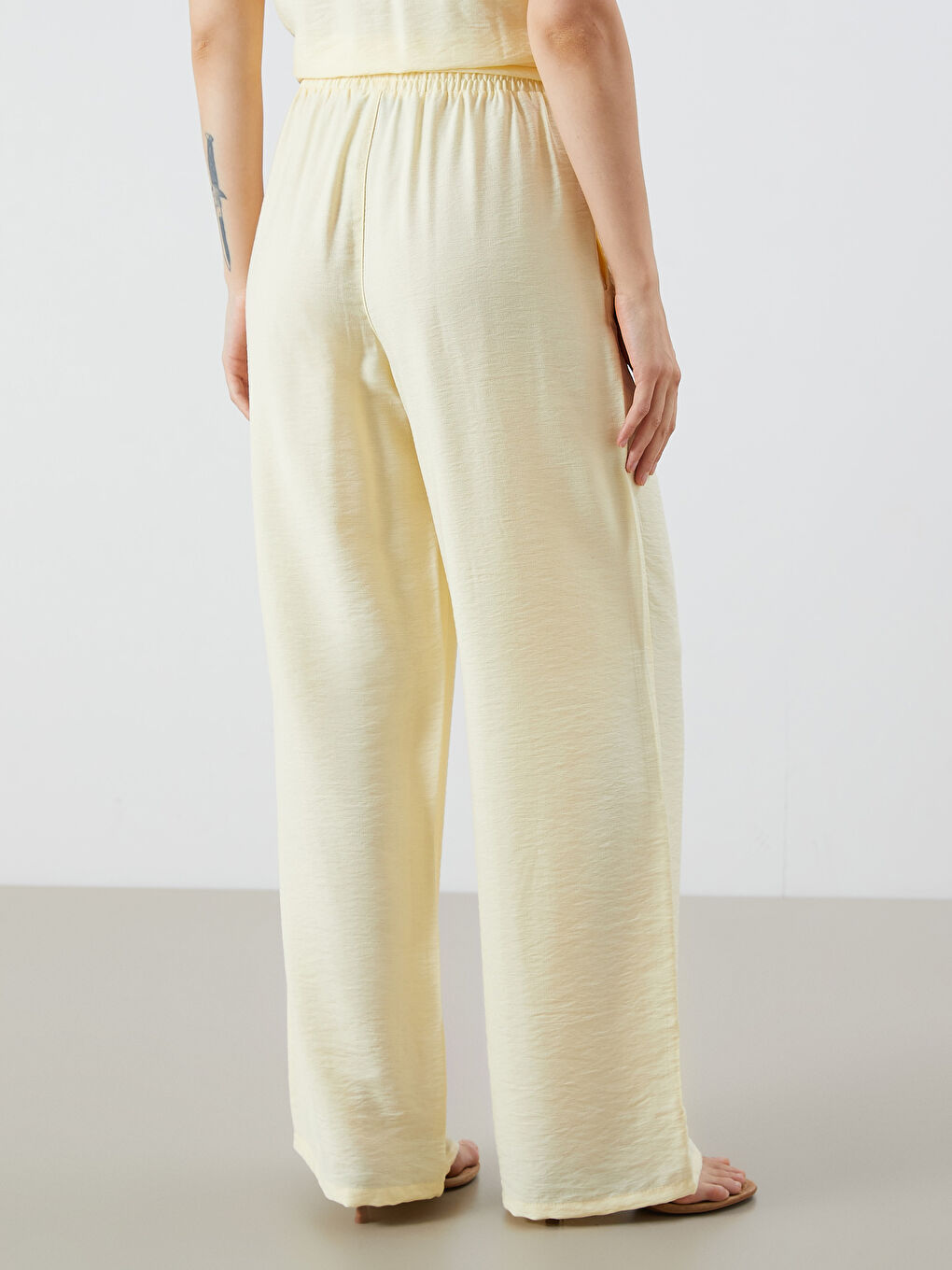 Elasticated Waist Women's Trousers-12