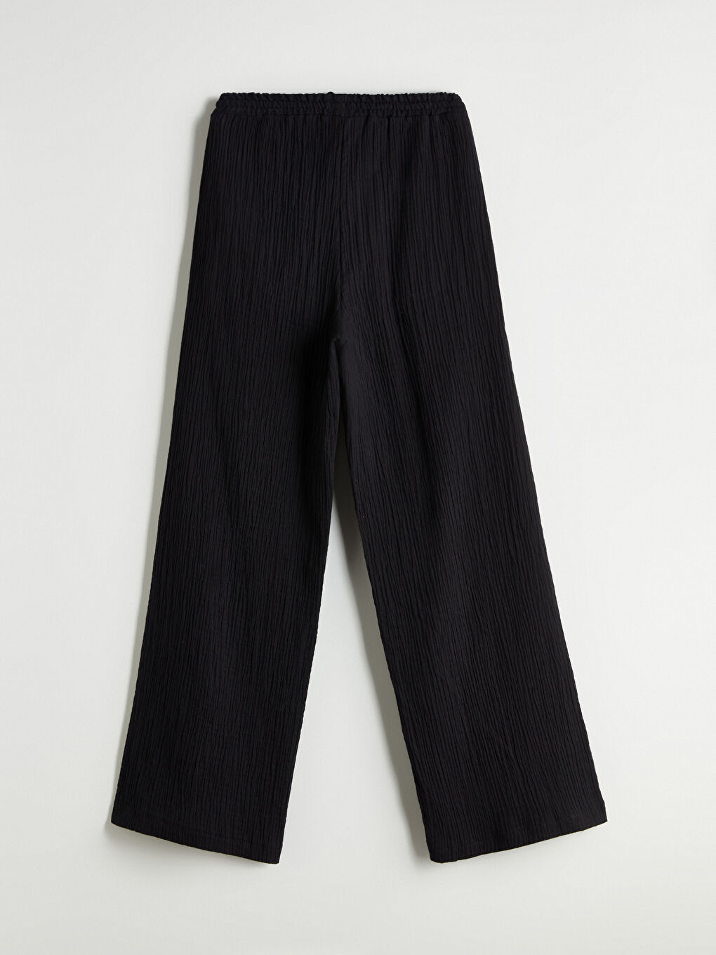 LCW Vision Elasticated Waist Textured Women's Trousers -S5R833Z8-CVL